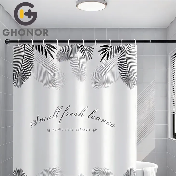 matte black shower curtain rod