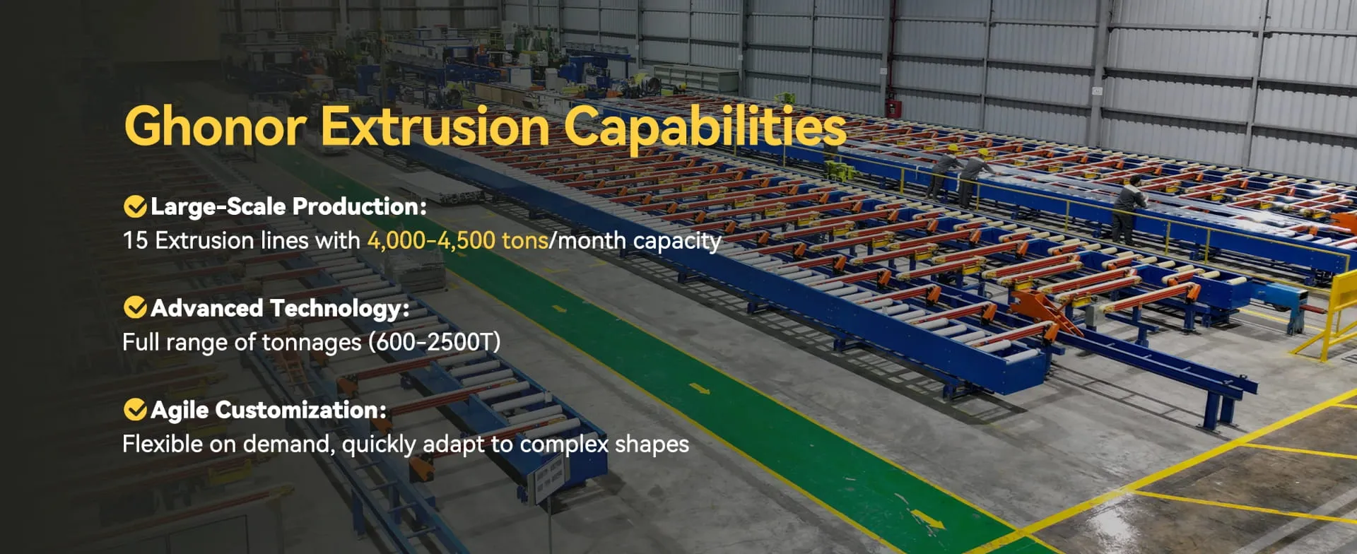 Ghonor Extrusion production line