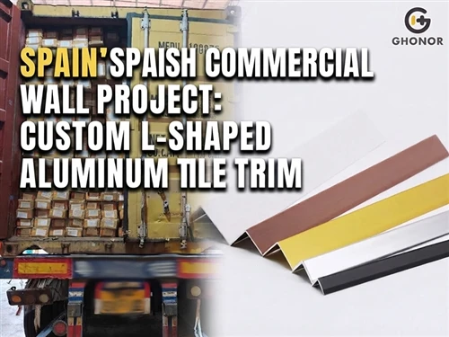 Custom L-Shaped Aluminum Tile Trims | 60,000pcs Spanish Commercial Project