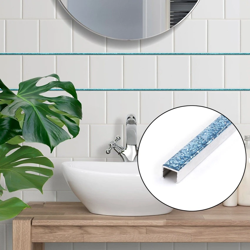 Glitter Listellos tile trim 7 Glitter Listellos tile trim 7